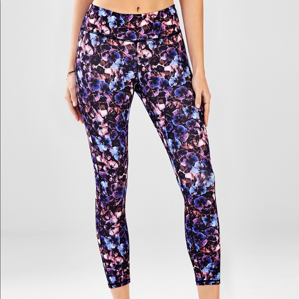 Fabletics New Salar Capri in Small Viola Print $70